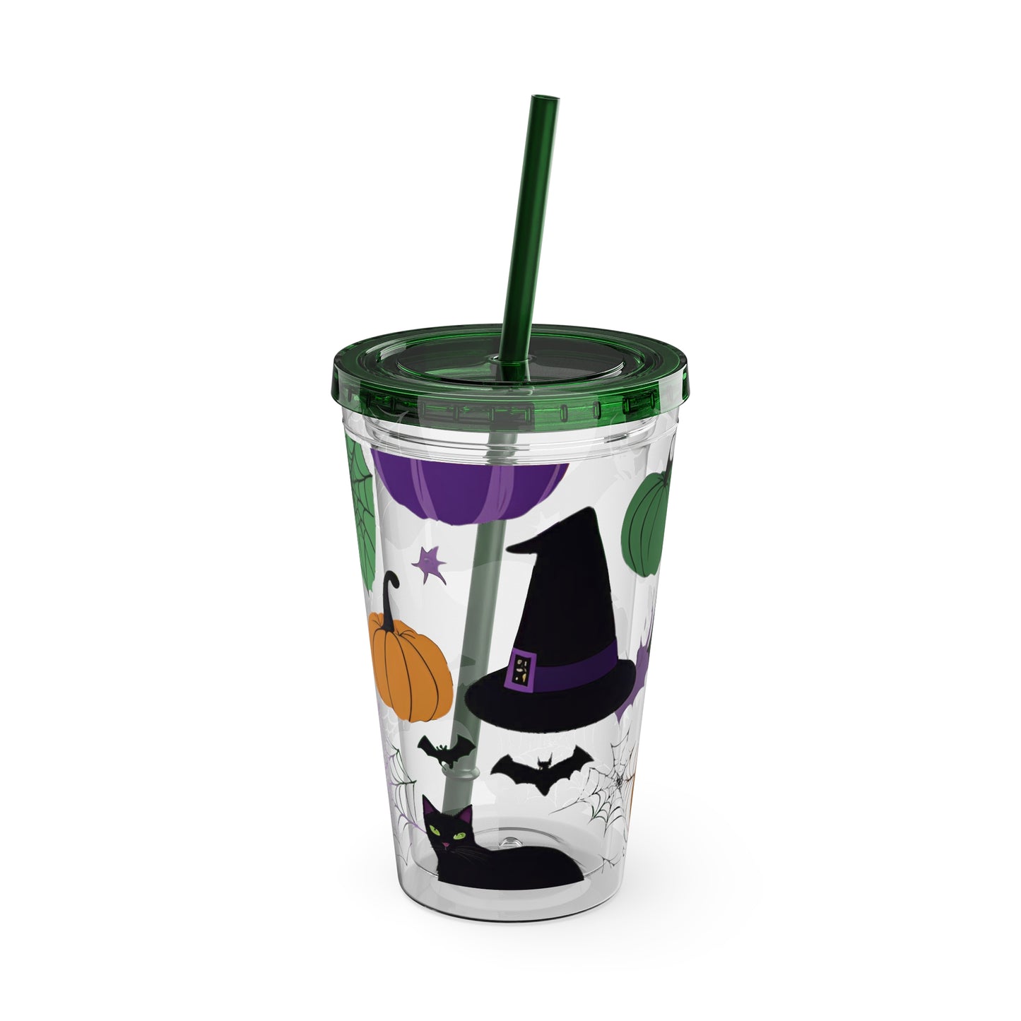 Hemp Highness Halloween Tumbler w/ Straw 16oz