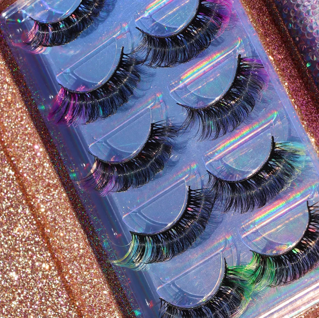 Colorful Lashes- 5 pairs